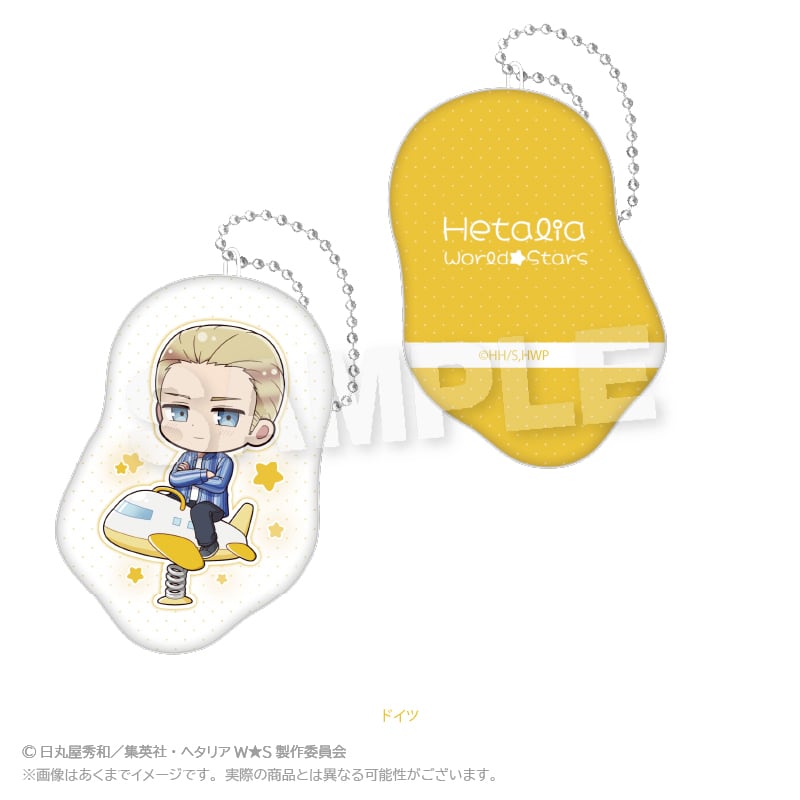 1月発売予定】「ヘタリア World☆Stars」ダイカットクッション