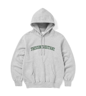 [THISISNEVERTHAT] Arch-Logo Hoodie Heather Grey 正規品 韓国ブランド 韓国ファッション 韓国代行 ディスイズネバーザット THISIS NEVERTHAT