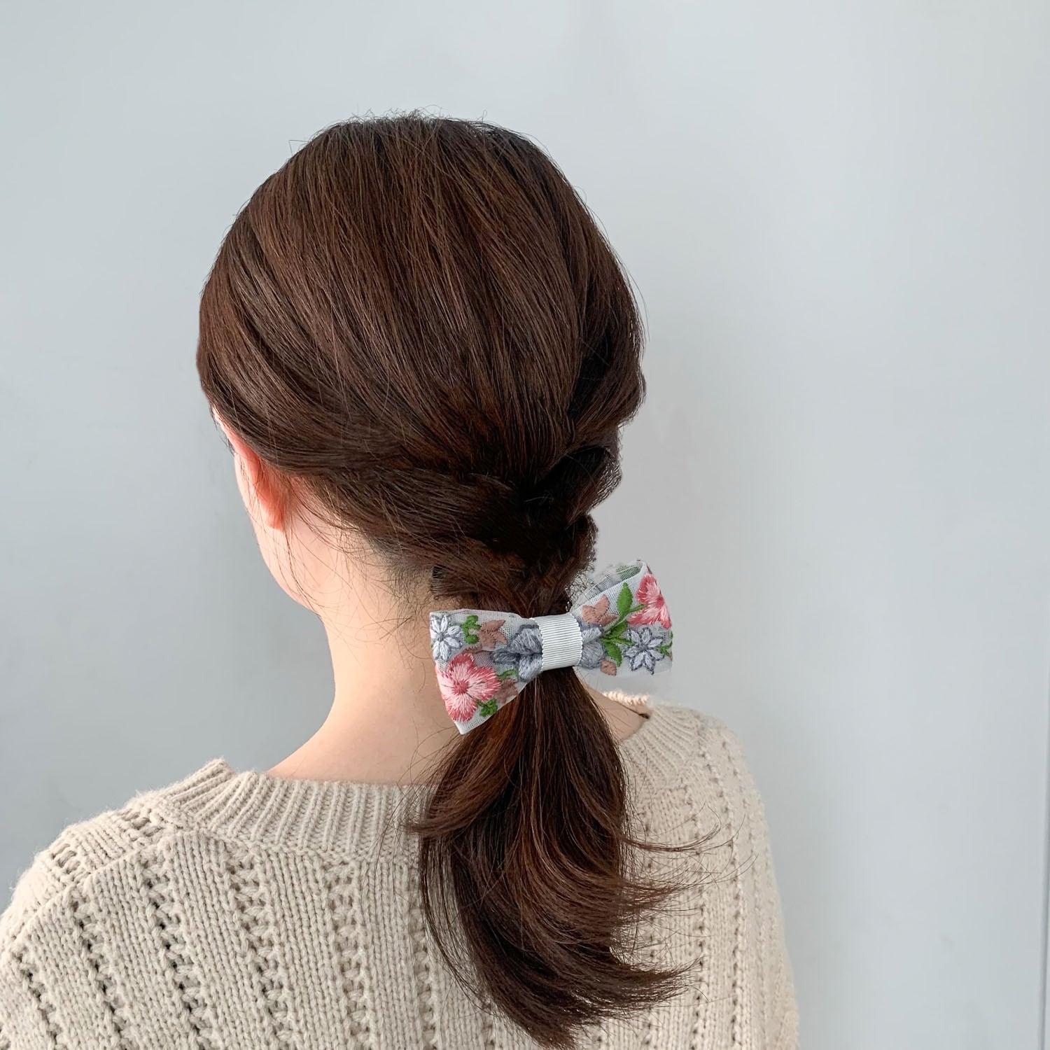 オーダー】ベビーヘアクリップヘアゴムあにまるドーナツハンドメイド