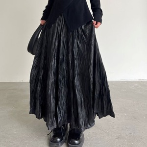 Texturerd A-line Skirt 501810