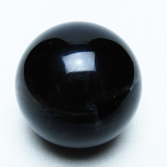 モリオン 丸玉 35mm 黒水晶 スフィア 置物 一点物 141-8104 | 天然石