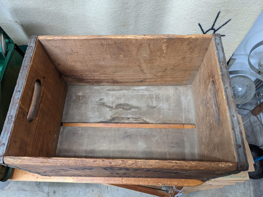Vintage 7up Seven Up Crate Wood Box ビンテージ ウッドボックス 木製 