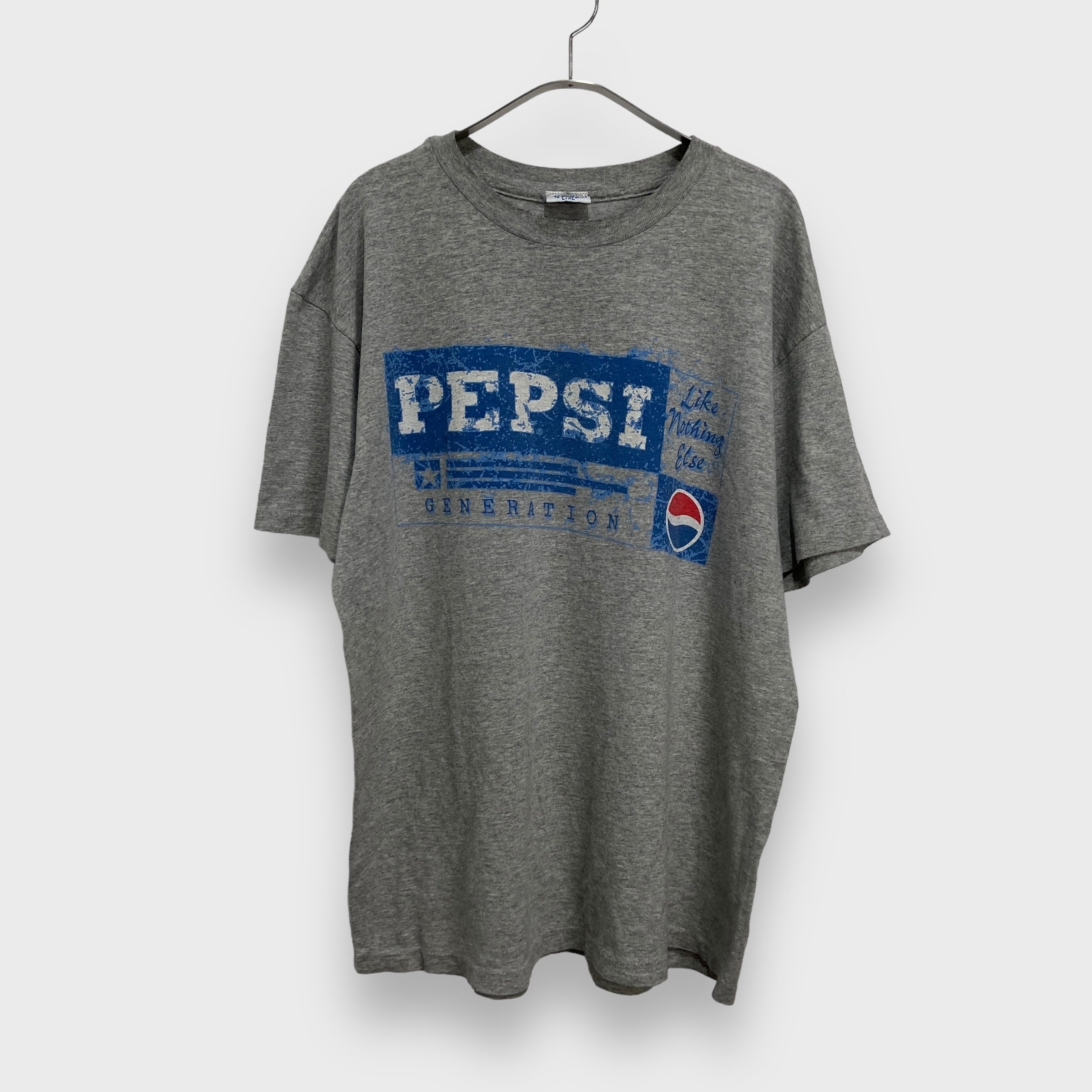 90s PEPSI ペプシ ロゴプリント Tシャツ USA製 ヴィンテージ XL VINTAGE - 90s ペプシ コーラ プロモ 企業 ビンテージ ロゴ T