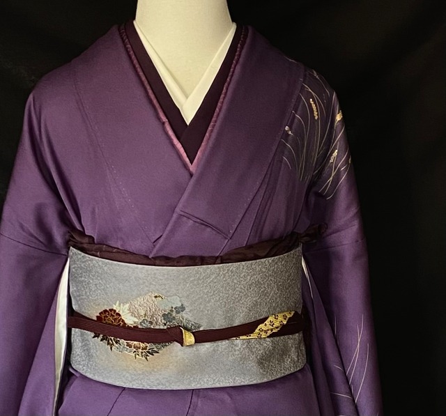 古典模様の紫の訪問着〉SALE 式典 トール 裄長め ラグジュアリー | 和 