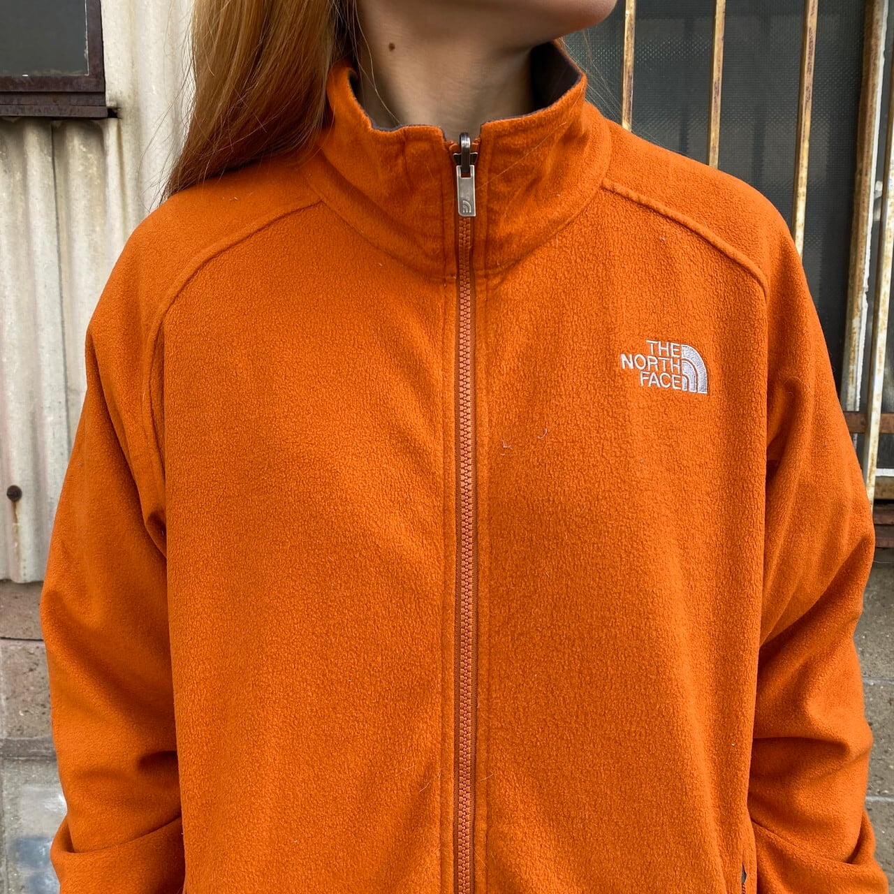 THE NORTH FACE ザ ノースフェイス フリースジャケット メンズM 古着