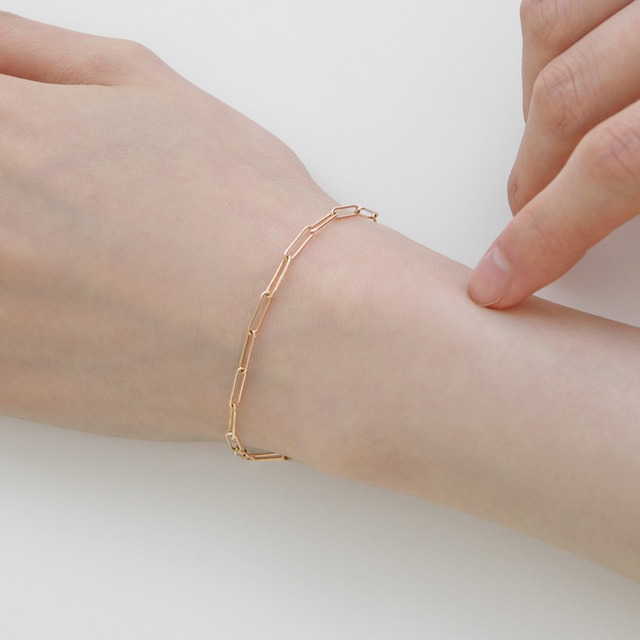 Oval chain bracelet