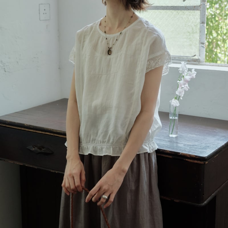 ラウンドネックシャツ M1664