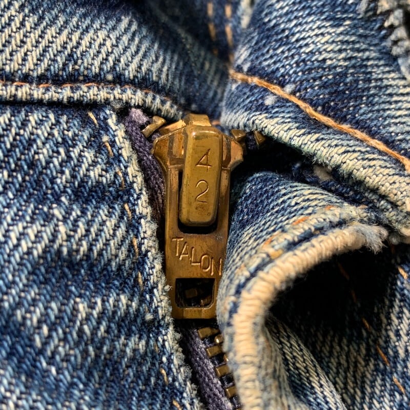 70's Levi's リーバイス 505-0217 66前期 デニム 刻印5 縦落ち バック