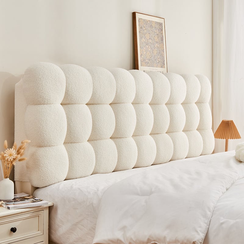 ベッドクッション　ベッドボードグレー　120㎝　韓国風　おしゃれ ヘッドボード ベルベット 三角 ふわふわ ベッド クッション