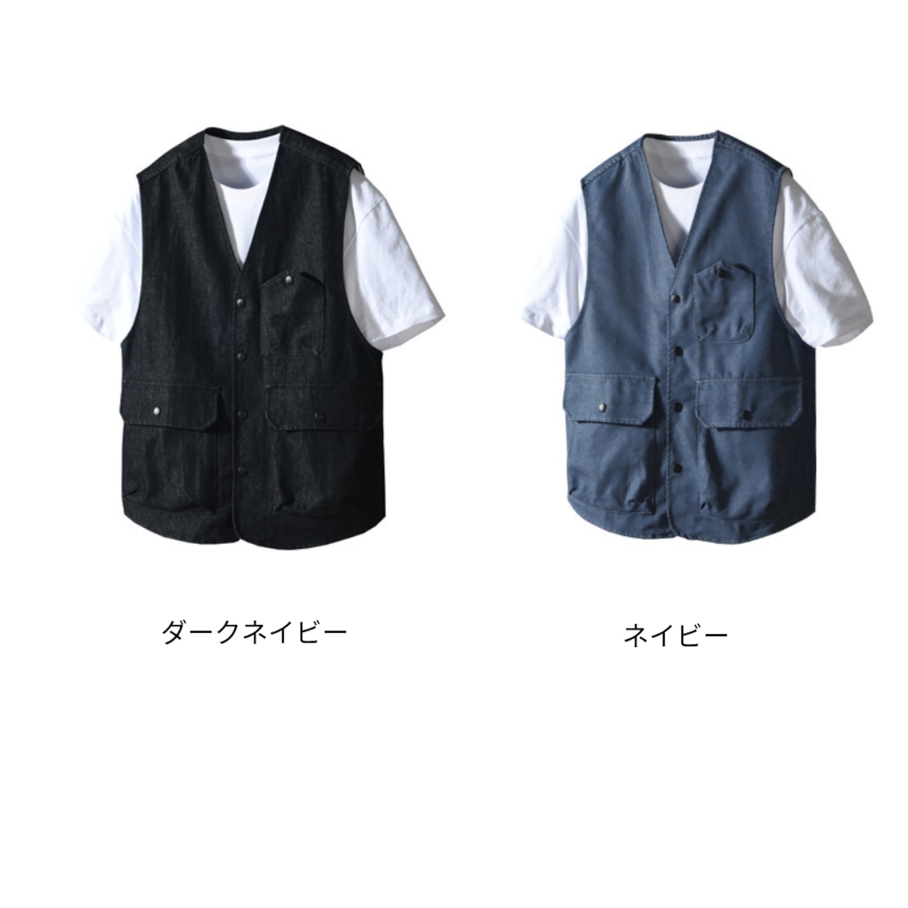 【Modern Work】デニムツールベスト TB2214・画像10