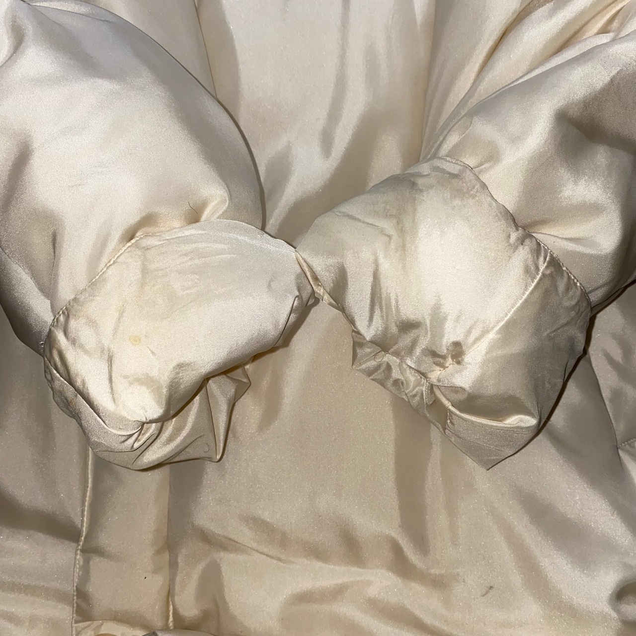 vintage GIANNI VERSACE silk down coat