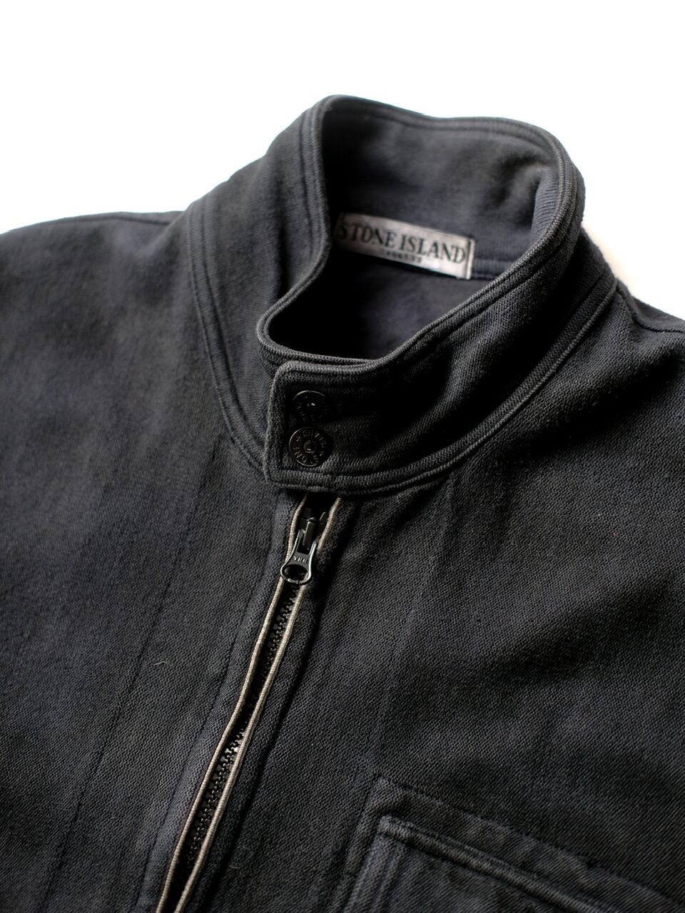 11SS] “STONE ISLAND” Srand Collar Sweat Shirt Jacket 