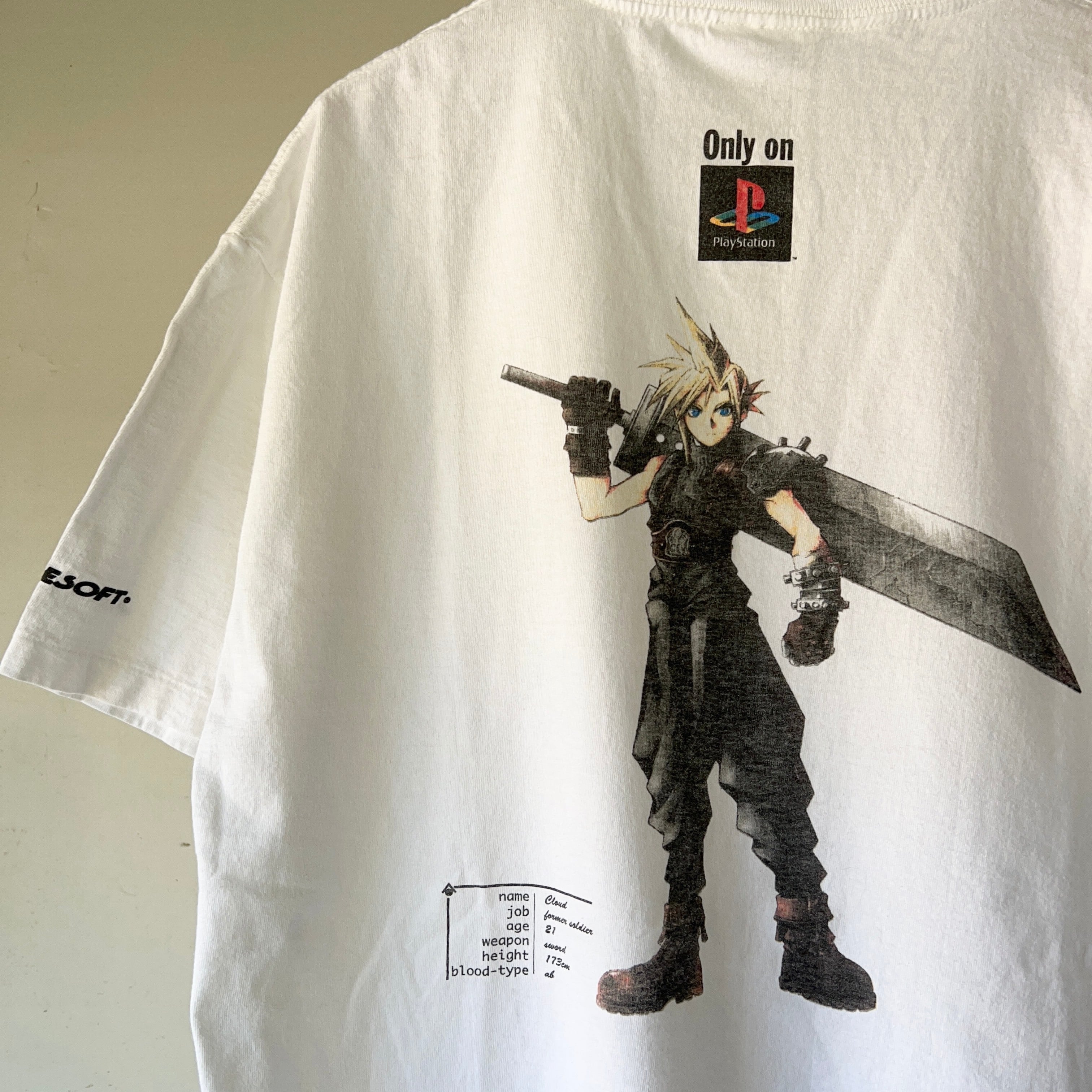 90s ファイナルファンタジー7 FINALFANTASYⅦ Tシャツ 白