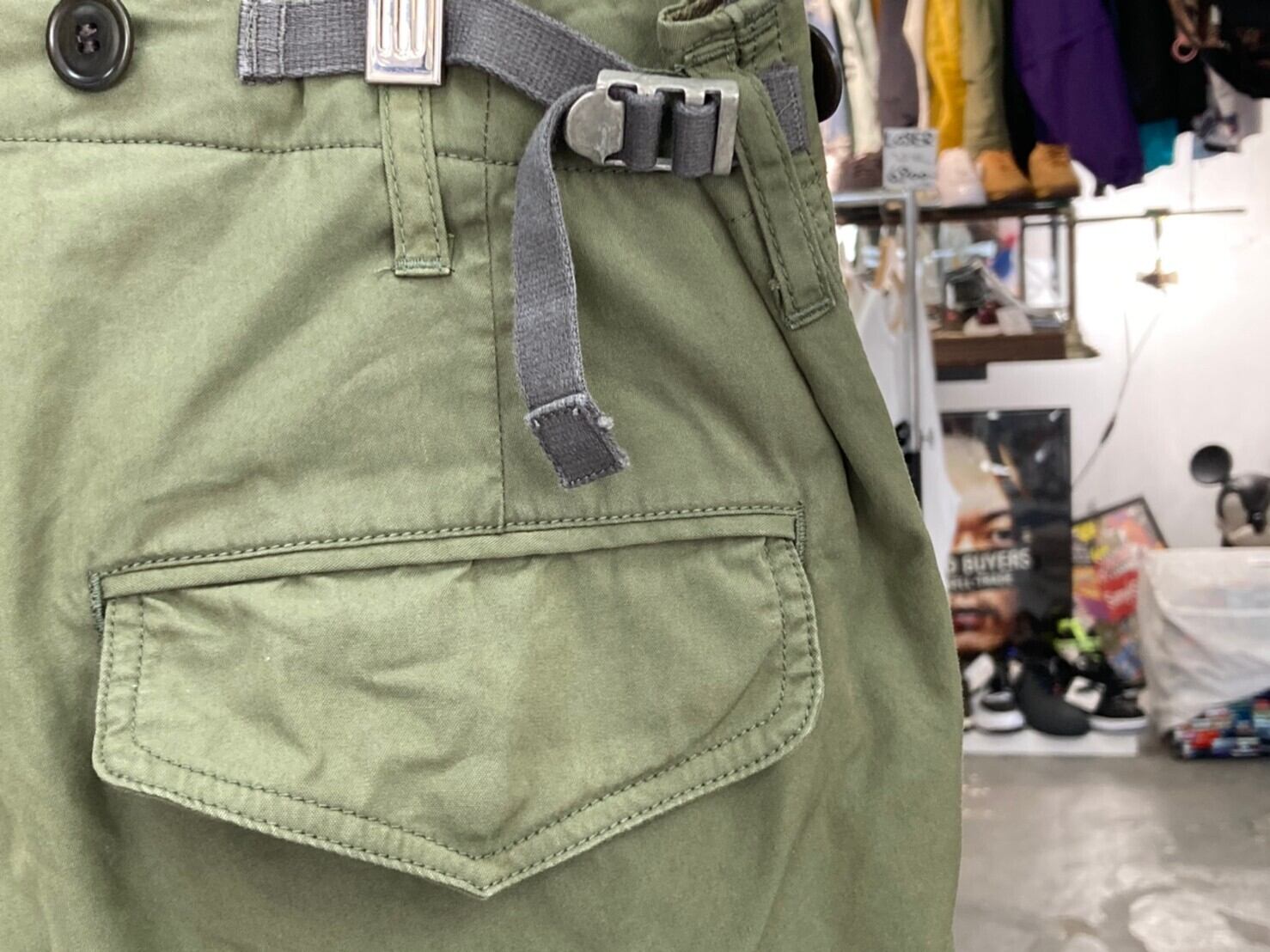 visvim JUMBO EIGER SANCTION PANTS OLIVE 1 150KF6611 | BRAND BUYERS ...