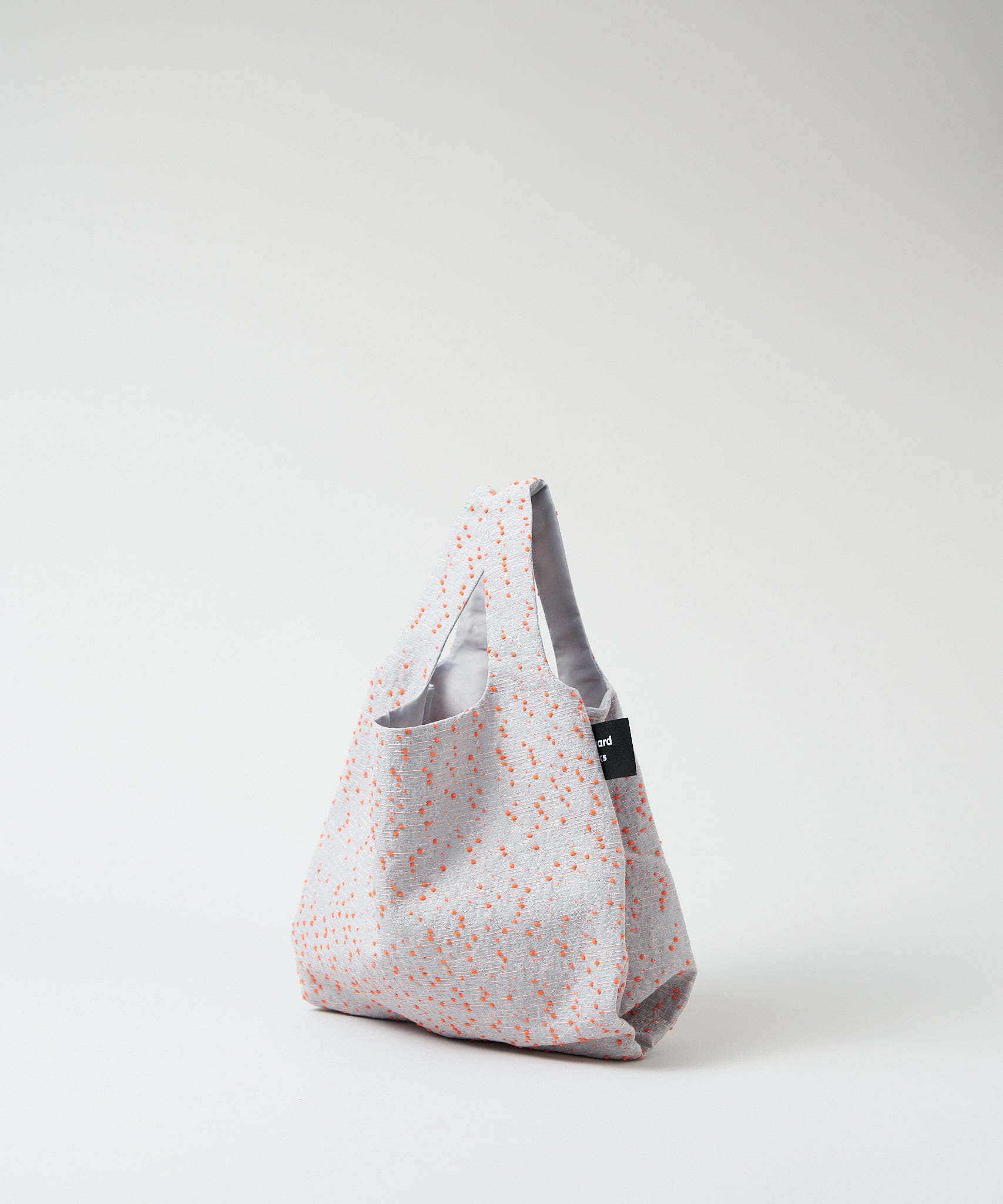 DOUBLE bag / orange dots / S（ポケット付） | Jacquard Works