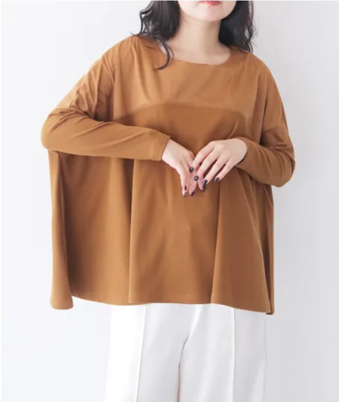 922-24100 モイストタッチ フレアボックスプルオーバ /4色