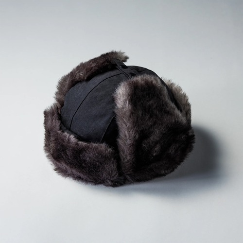 Req Hatter(レックハッター) "FAKE SUEDE FLIGHT CAP"(BLK)