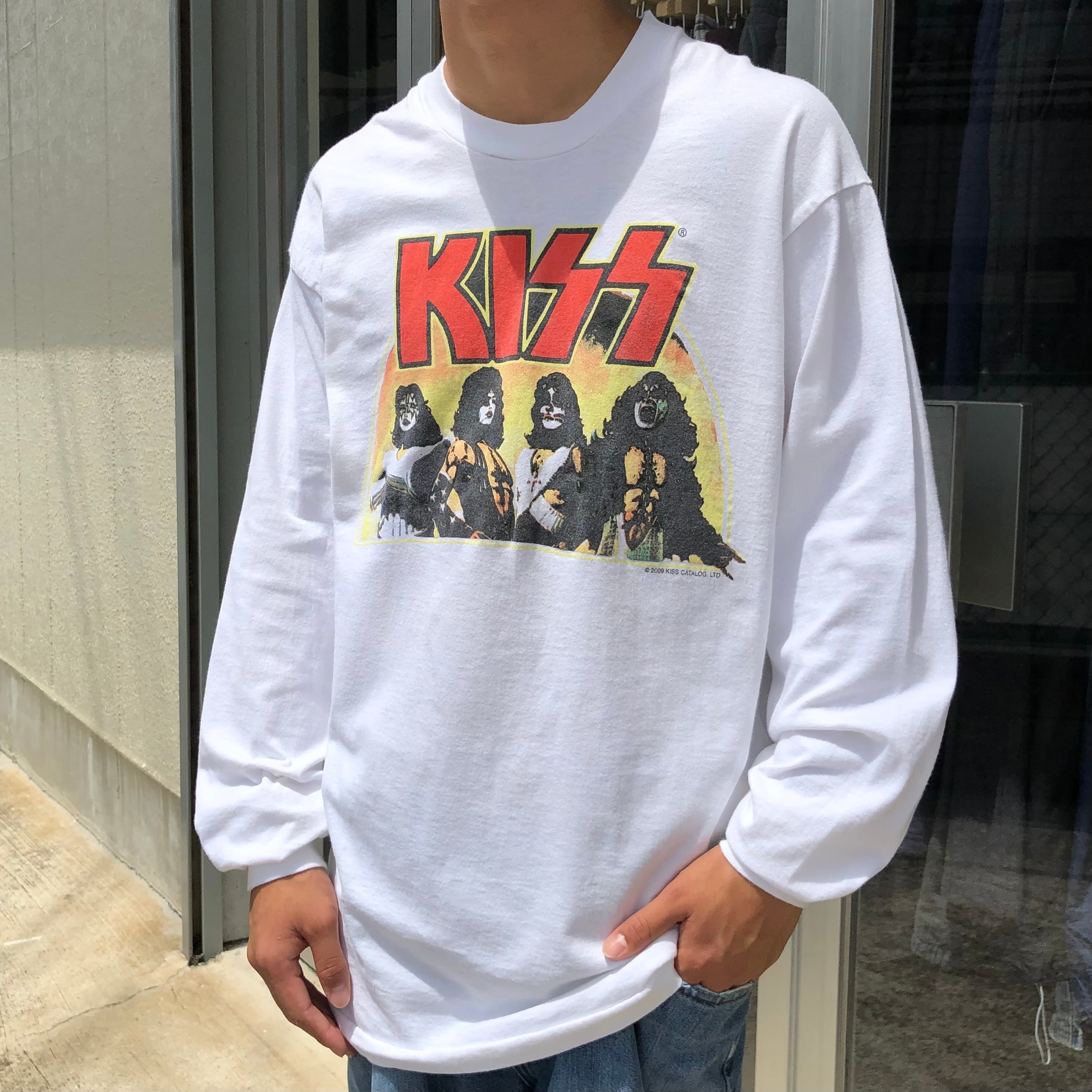 b976.00s キッス バンドtシャツ ロンt デザインプリント 古着 古着屋 埼玉 ストリート オンライン 通販