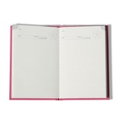 Multi-log note - 【ドット方眼・五段階評価】スパークリング / A6変形 / ハードカバーノート