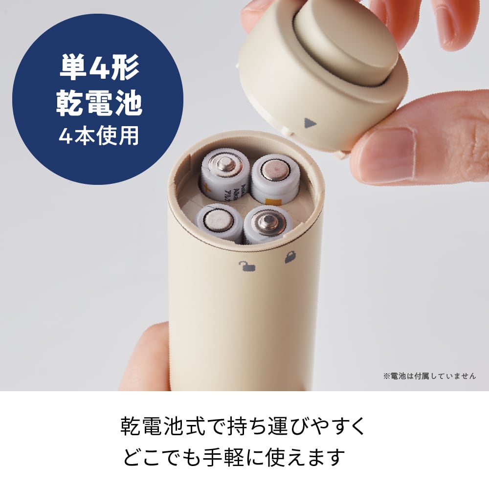 レコルト 電動 ソルト＆ペッパーミル ミニ / グレー RMM-1(GY