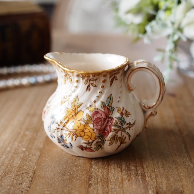 Sarreguemines Louis XV｜サルグミンヌ ルイ15世 花柄 ミニクリーマー B gallery image 1