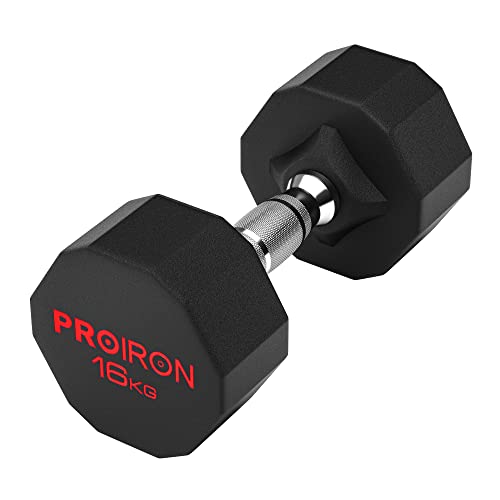 PROIRON 鋼 ダンベル だんべる 16kg 1個 鉄アレイ ﾀﾞﾝﾍﾞﾙ 哑铃