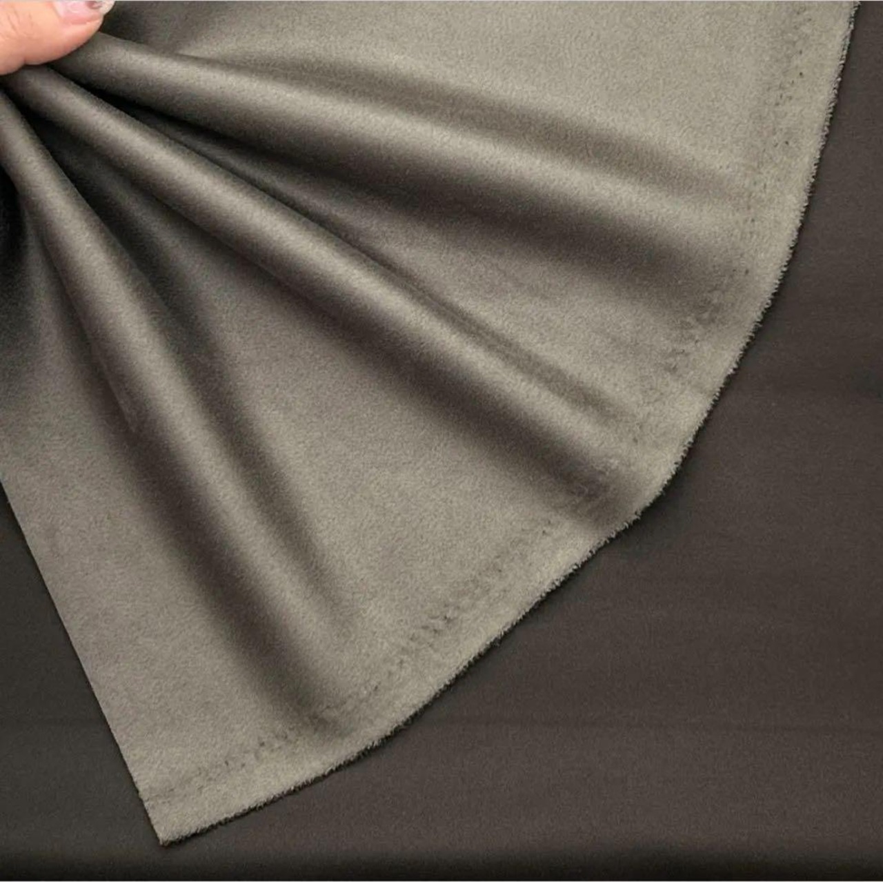 ★NY120◆1.9m◆ポリエステル•ウレタンシルキーストレッチスエード生地