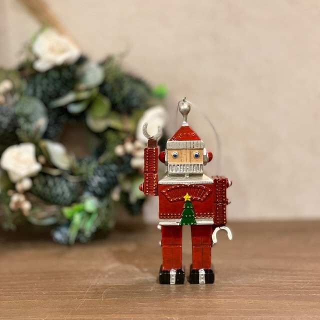 ロボットサンタ ロボット サンタクロース サンタ レトロ 置物 かわいい クリスマス Xmas Christmas ABC5186