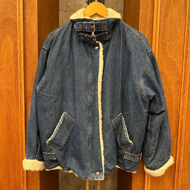 1980~90s CURRENT SEEN DENIM BOA JACKET ⑧