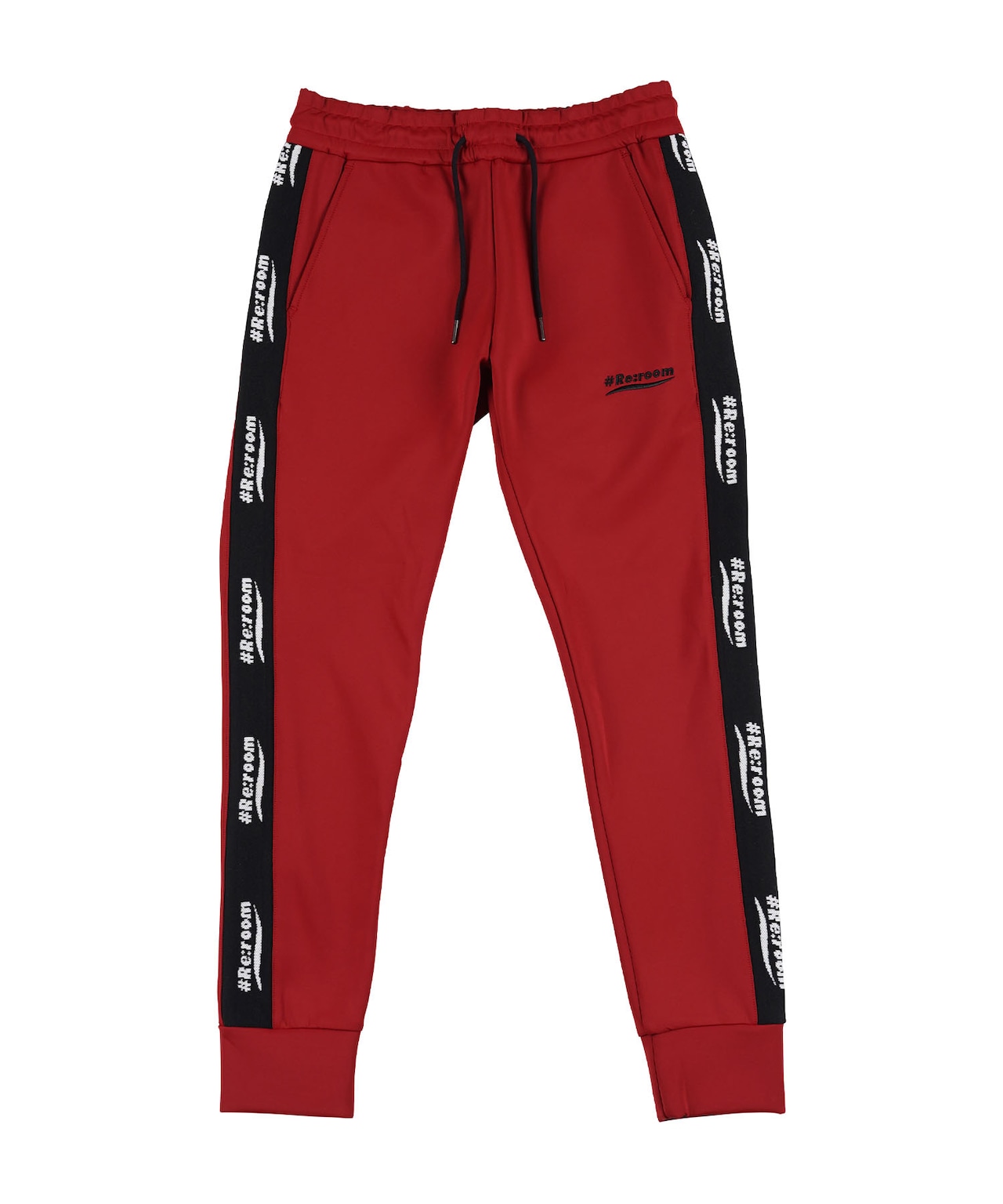 【#Re:room】LOGO SIDE LINE SKNNY TRACK PANTS［REP233］