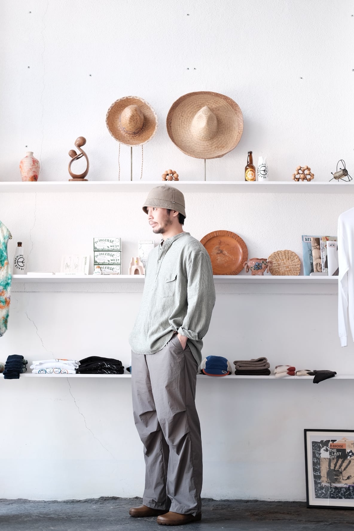 BROWN by 2-tacs＜ブラウンバイツータックス＞Knee tuck pants | Inhigh