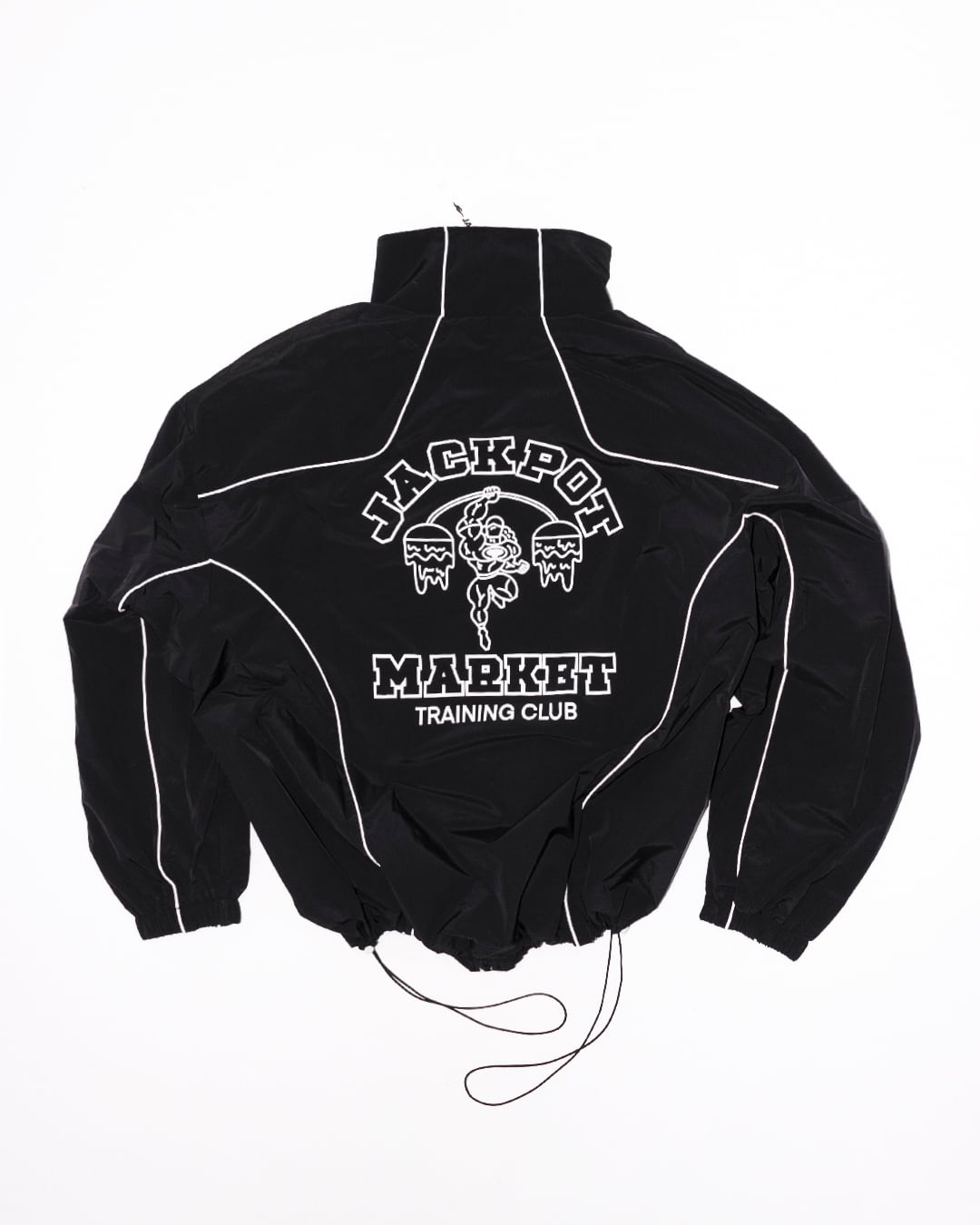 レトロジムナイロンジャケット ブラック | JACKPOT MARKET