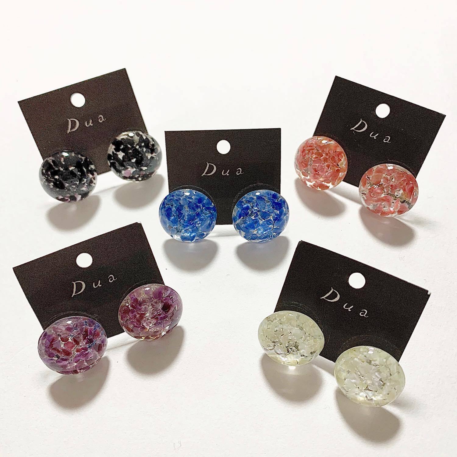 再入荷〉チェコあじさい模様の〈ピアス/イヤリング〉 | Dua