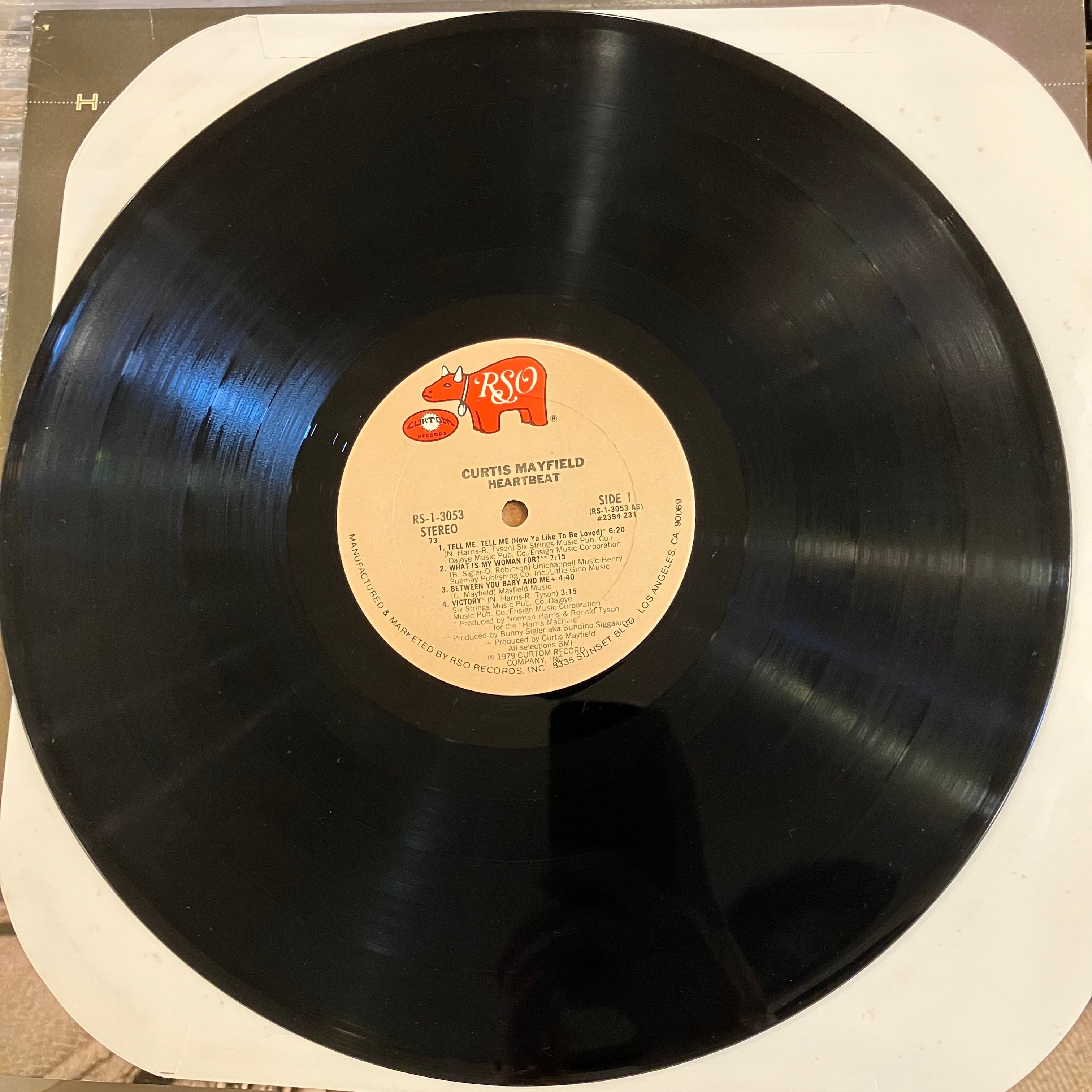 used LP】Curtis Mayfield - Heartbeat | 北村電機レコード