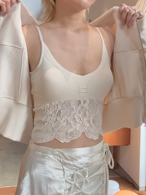 【26SS】MUKASA ムカサ / カップ付きキャミソール / Cup camisole