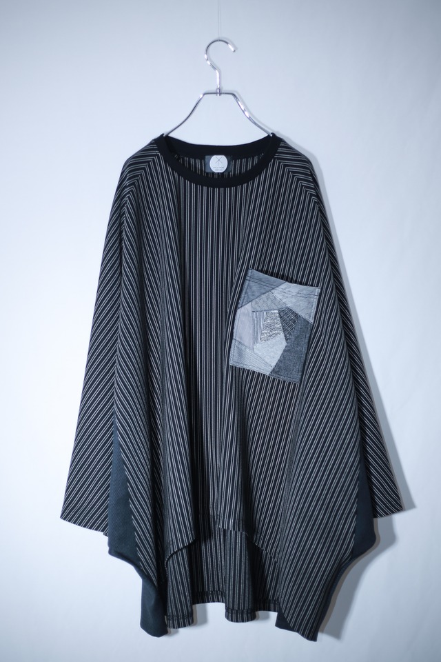 Bat-T-shirts Pkt (black/stripe)