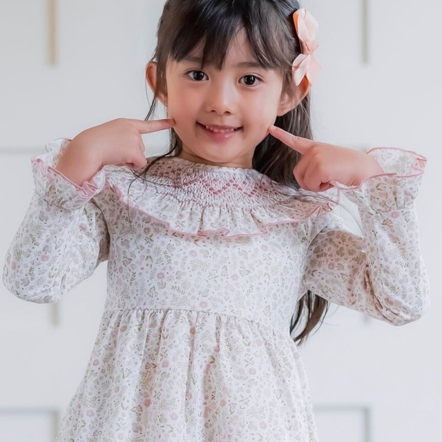 Cua-cuak - Bosque pink smocked dress