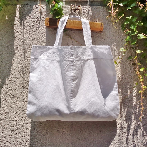 French vintage remake tote bag／フレンチ ヴィンテージ リメイク トートバッグ