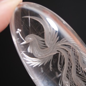 ルチルクォーツ 【鳳凰】/ パーム タンブル 握り石