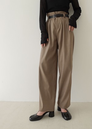 CF240261 high waist tuck pants〈 各カラー残り僅か 〉