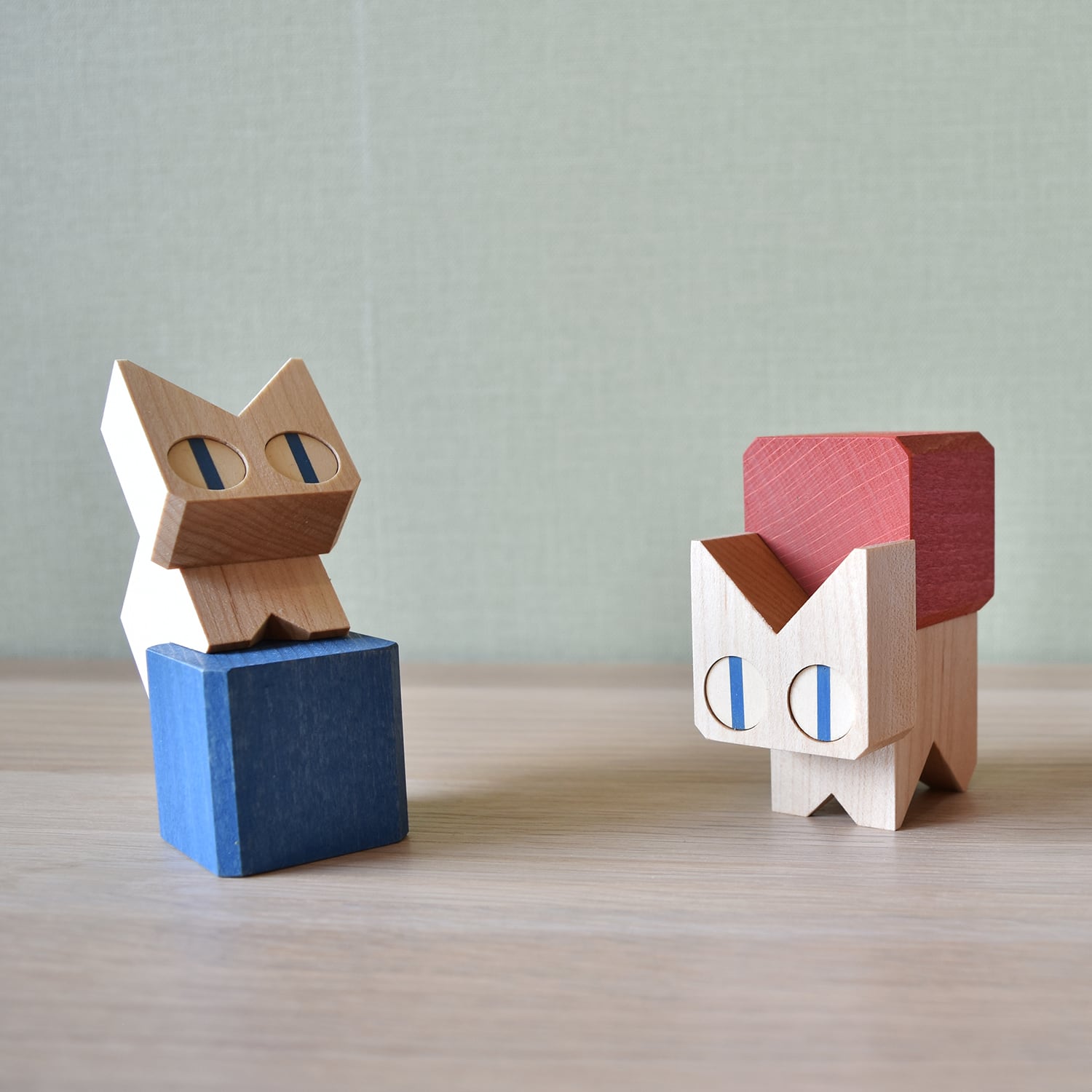 ネコブロック・メープル | こまむぐ |公式通販｜日本製木のおもちゃ