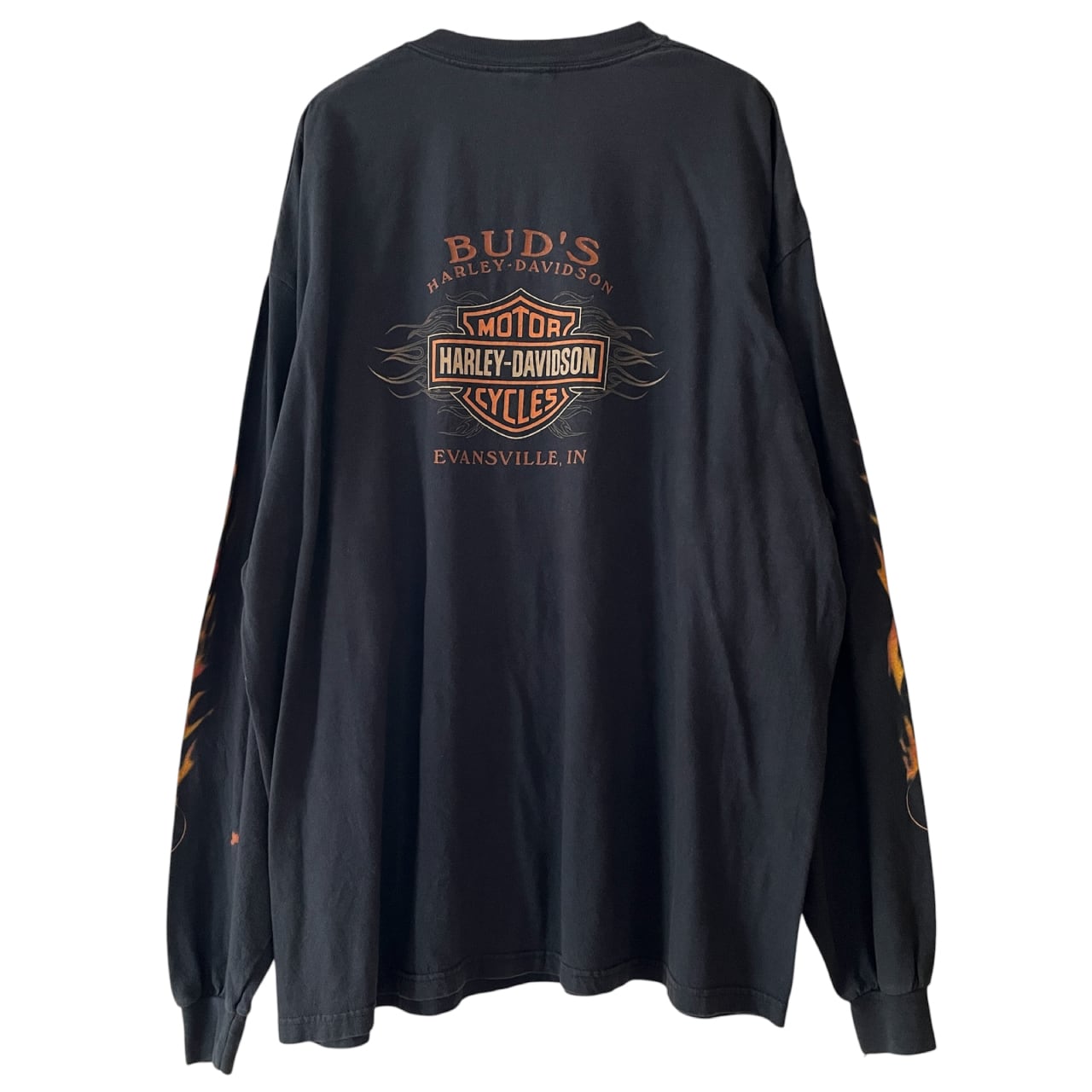 Harley Davidson 2005 Pool 8 Ball Flame Long Sleeves Tee | Vintage