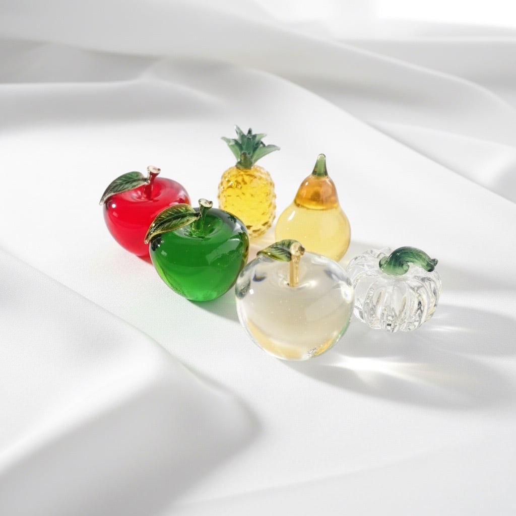 柿モチーフのガラスオブジェ【efo7】 | Atelier B.ECUDES