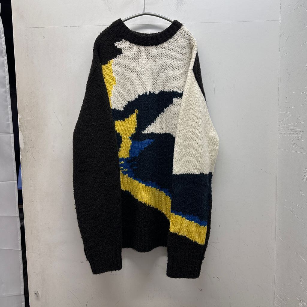 Dries Van Noten ドリスヴァンノッテン ニット マルチ ブラウン 【公式 