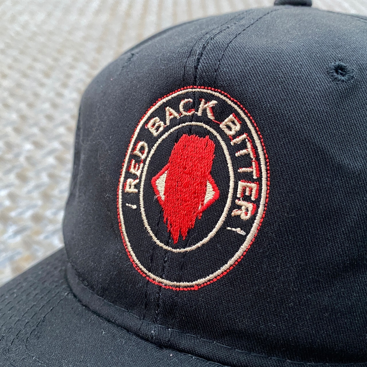 RED BACK BITTER Cap - BLACK
