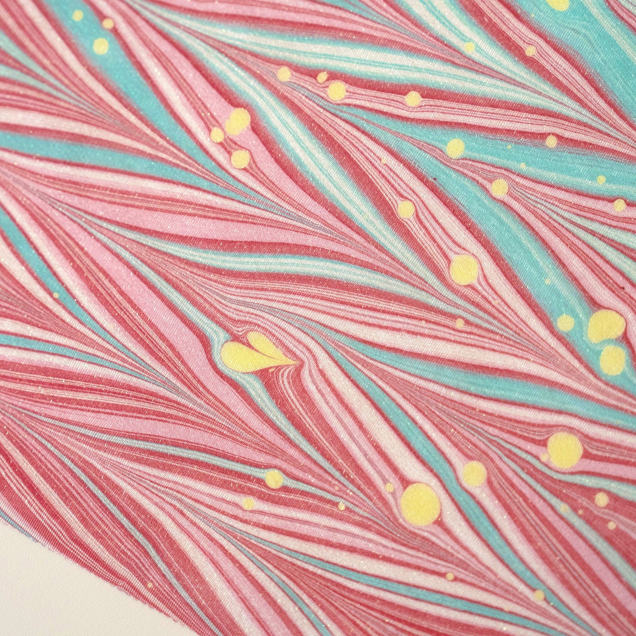 正絹紋織り帯揚げ〈fairy dust〉「candy　ornament」リバーシブル