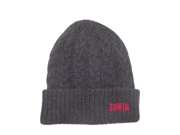90s OLD STUSSY/Logo embroidery Long Beanie/Free/刺繍ロゴ/ロング