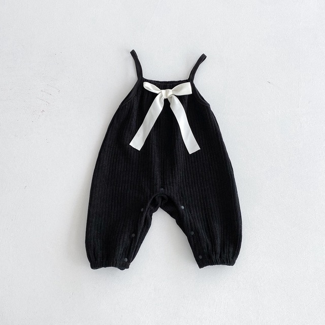 【BABY&KID】秋新作リボンサロペット