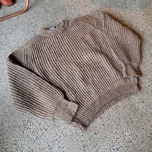 イングランド製 フリーダムスリーブ フィッシャーマンセーター used [312156]