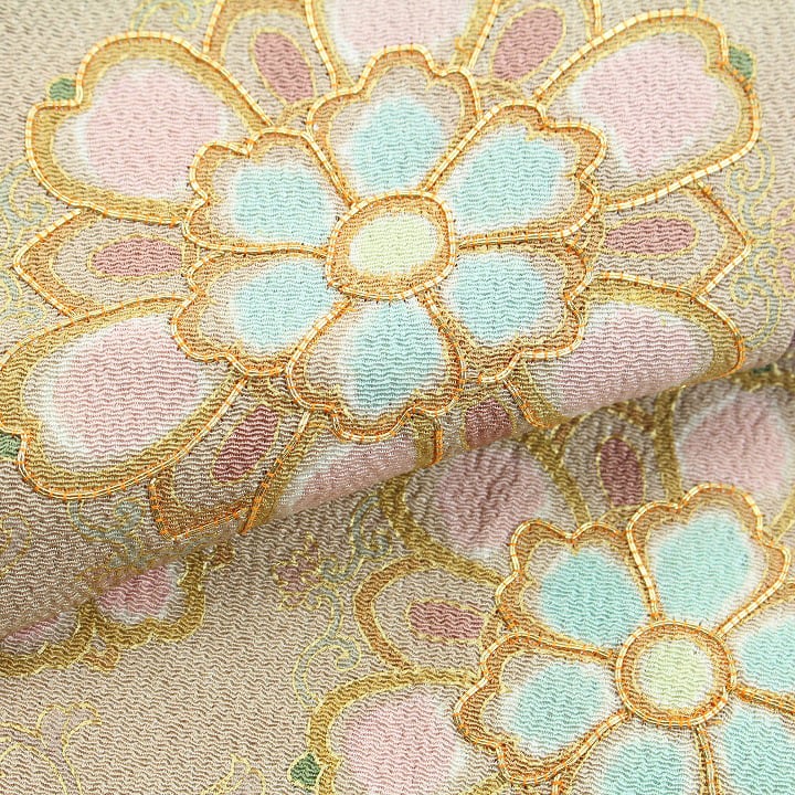 特選の逸品　【三越】誂え　華やかな【手絞り・金彩・金駒刺繍】　新品の訪問着です 特選の逸品 【三越】誂え 華やかな【手絞り・金彩・金駒刺繍】 新品の